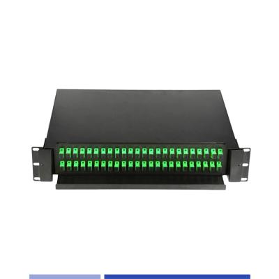 China 48 Port 2u Fiber Patch Panel SC Simplex 19 