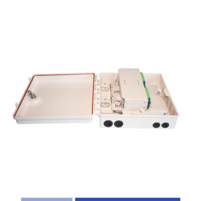 China Loaded Fiber Splitter Distribution Box SC APC Simplex Adapter Optical Distribution Unit for sale