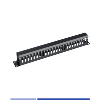 China Rack Mount Horizontal Cable Manager 1U 19