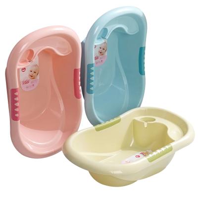 China Eco-freindly Space Newborns Colorful Bath Backup Basin Portable Plastic Baby Tub For Babies for sale