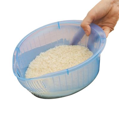 China Viable plastic sieve strainer sieve food fruit food fruit seal vegetable whitening bowl for sale