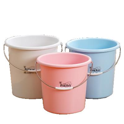 China Factory price sustainable high quality portable plastic bath water pp bucket with handle for sale