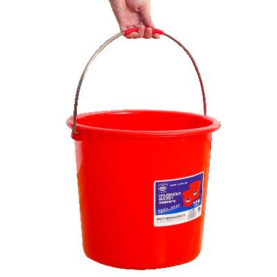 China Stainless Steel Viable Handle Customization Support OEM Water Pail Bucket pp Red Plastic Foot Bath Water Bucket for sale