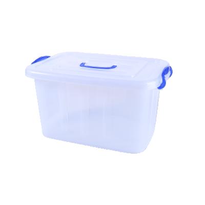 China 2021 Sustainable New Design 6.5L PP Decorative Goods Outdoor And Indoor Plastic Storage Box Trash Can With Locking Lids And Handle for sale