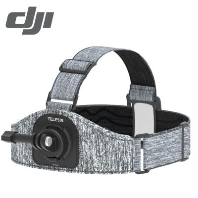 China In stock DJI brand new original TELESIN Osmo Action Head Strap 1300 mah for sale