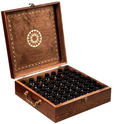 China Modern China Kitchen Bottle Spice Shooter Perfume Essential Oil Storage Wooden Box For Sale for sale