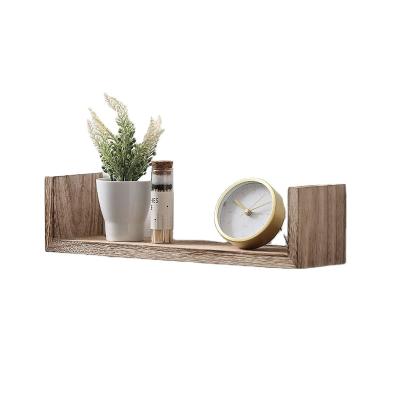 China High Quality Storage U-Shaped Shelf Living Room Bedroom Living Room Wall Mounted Shelf for sale