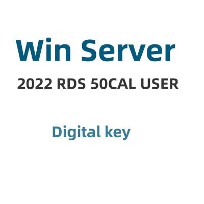 China Cal Win Server 2022 User Cal Remote Desktop License Original Win Server 2022 Services 50 User RDS 50 Send By Email Server 2022 RDS License Key for sale