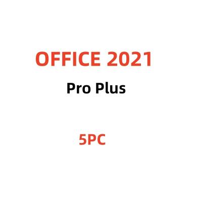 China Genuine Office 2021 Professional Plus 5pc Retail Master Office 2021 Pro Plus Office 2021 PP License Key 5 PC for sale