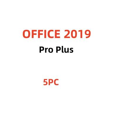 China Genuine Office 2019 Professional Plus 5pc Retail Master Office 2021 Pro Plus Office 2019 PP License Key 5 PC for sale