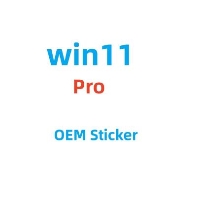 China Quick win 11 win 11 pro sticker OEM win 11 pro sticker win 11 pro sticker COA label win 11 pro genuine ship for sale