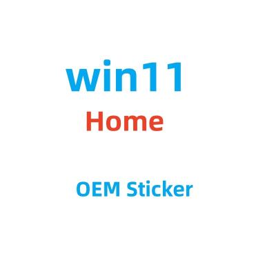 China Genuine OEM Win 11 Home Sticker Win 11 Home Sticker COA 6 Month Warranty Win 11 Home Sticker OEM Fast Ship Win 11 Home for sale