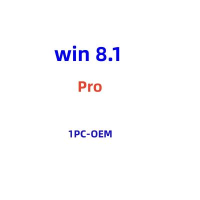 China Win 8.1 OEM Key Win 8.1 Online Genuine Win 8.1 Pro Digital License OEM Activation Key 100% Professionals for sale