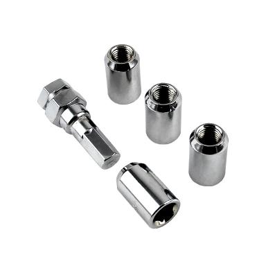 China 4+1 Wheel Hub M12*1.25/1.5 Locking Lug Nut Set For Anti Theft M12*1.25/1 for sale