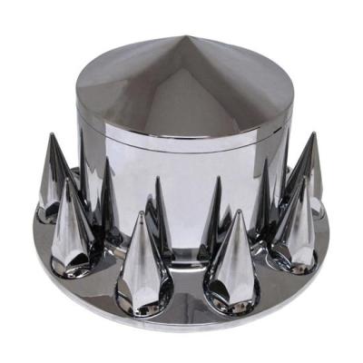 China Extra Long ABS Plastic 33mm Spike Chrome Wire-On Lugnut Cover for sale