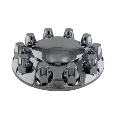 China WHEEL AXLE COVER Manufacturer Main ABS Or Round Pointed End Chrome Front Axle Wheel Cover for sale