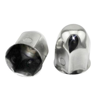 China Heavy Industry Stainless Steel Wheel Lug Nut Cover For Truck And Bus for sale