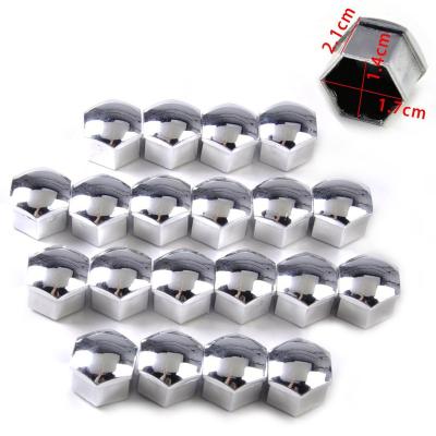 China Vehicle Repair 20Pcs 17mm Wheel Lug Nut Center Cover For VW Golf Jetta Audi for sale