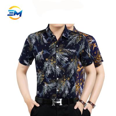 China Anti-pilling Fashion Printing Hawaiian Shirt Dress Shirts For Men for sale