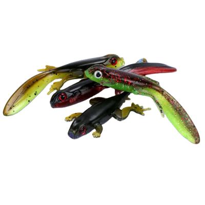 China Wholesale Multicolor Lead Body Fishing Sinking Soft Frog Lure Soft Frog Lures for sale