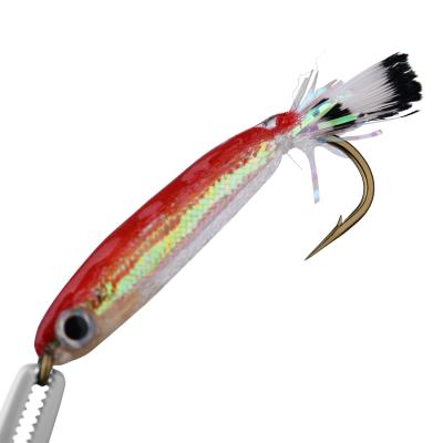 China Lead Body Goture Wholesale Premium Fly Fishing Lures 3D Eyes Fish Fly Fishing Flies for sale