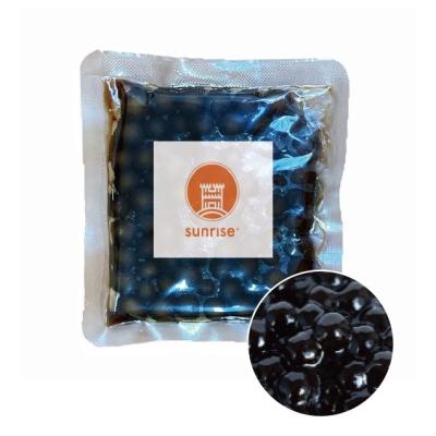 China Instant Tapioca Black Pearl Boba Brown Sugar Bubble Tea Round for sale