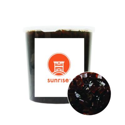 China Bubble Tea Factory Price Coffee Jelly 3.3kg Konjac Jelly Drink Coffee Jelly for sale