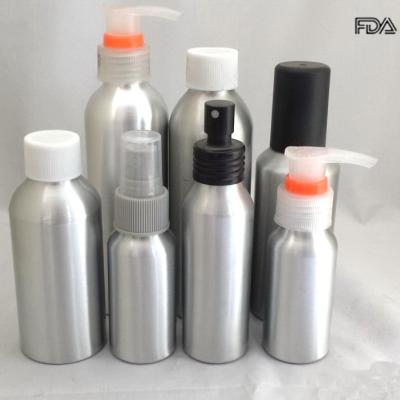 Chine Bouteilles en aluminium cosmétiques vides, bouteilles cosmétiques privées d'air de voyage rechargeable à vendre