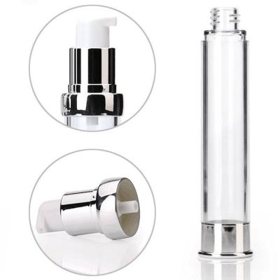 China Lotion Airless Makeup Pump Bottle Plastic Material Uniform Spray Volume for sale