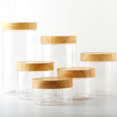 China La tapa de madera Mason Jar Storage Containers Home del grano limpia los tarros de los envases con la aspiradora del sello en venta