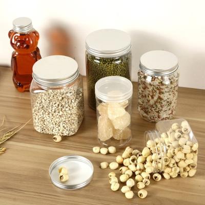 China Dried Fruit Flower / Tea Kitchen Storage Bottles , Safe Airtight Plastic Jar for sale