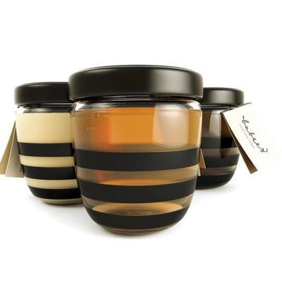 China Honey Glass Storage Jars Honey füllt leeres rundes kleines Glas Honey Containers ab zu verkaufen