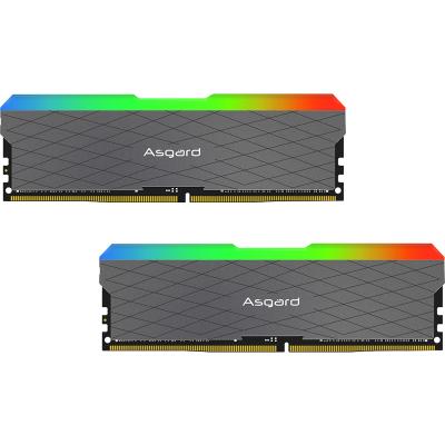 China Asgard Ram RGB LED 32GB (16GBX2) 3200MHZ Memoria Cool Colorful Lighting Desktop Heatsink DDR4 32gb RAM for sale