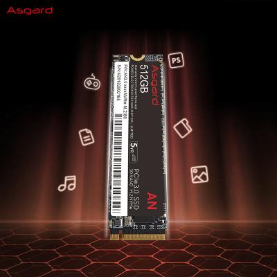 China Asgard SSD Wholesale PCIe3.0 NVMe M.2 SSD Hard Drive 512gb M.2 SSD 1tb for sale