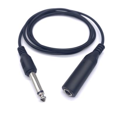 China COMPUTER 3.5mm TRS Female to 6.35mm Male Jack Audio Cable for sale