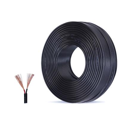 China High Quality DC Power Cable 2464 26awg 300V Black Two-Core Copper Wire And Cable DC Power Cord for sale