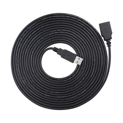 China Black Camera 2.0 Transmission Extension Cable High Speed ​​USB Male to Female Data Cable for sale