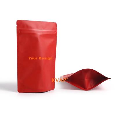 China Custom Moisture Proof Back Up Mylar Bags Foil Pouch Resealable Edible Herbs Bag For Custom Shaped Mylar Bag for sale