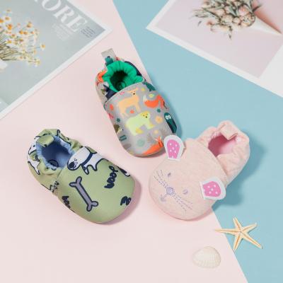 China Girl Non-slip Walker Animal Baby Shoes Colorful Flat Soft Rubber Toddler Shoes Baby Shoes for sale