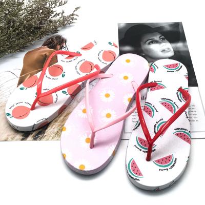 China Newest Summer Fashion Trend Fruit Sandals Women Flip Flop For Women Lovely Beach Cute Gril Slippers for sale