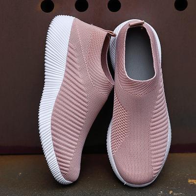 China Lightweight Mesh Sports Women's Recreational Loafers Shoes Women Women Flat Casual Shoes for sale