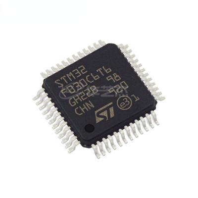 China STM32F030C6T6 32-Bit 32KB (32K x 8) 48-LQFP (7x7) 32-Bit ARM M0 Series Microcontroller IC 48MHz for sale