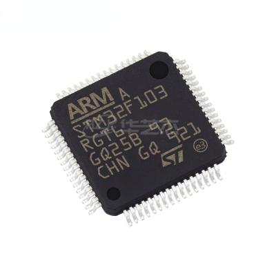 China STM32F103RGT6 ARM-M3 series microcontroller IC 72MHz 32-bit 1MB (1M x 8) 64-LQFP SNAP (10x10) 96K x 8 for sale