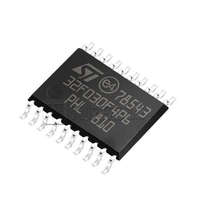 China Embedded - 16K x 8 Microcontrollers STM32F030F4P6TR Microcontrollers IC MCU 32BIT 16KB 20TSSOP STM FLASH Microcontroller IC 48MHz FLASH for sale