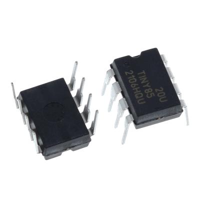 China New standard original ATTINY85-20PU FLASH ATTINY85-20PU DIP8 ATTINY85 DIP8 IC MCU 8BIT 8KB for sale