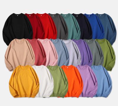 China New Round Collar Anti-wrinkle Hoodie Jacket Men's Long Sleeve Pure Color Hoodie for sale