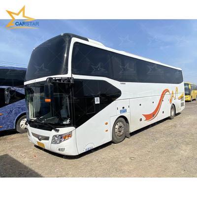 China Yutong 35 leather seater used luxury bus coach bus used coach for sale