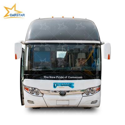 China Leather ZK6122 55-59 Seat Used Yutong Bus Used Bus Dubai Diesel Bus Sale for sale