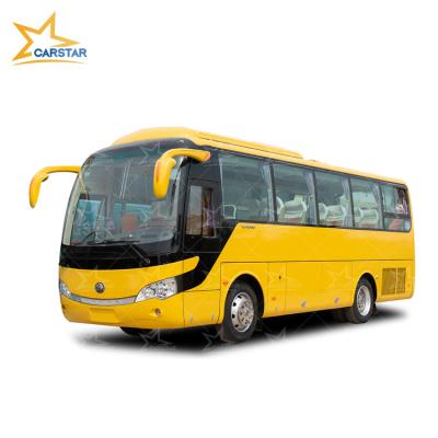 China Leather Buy Used School Bus 37 Seats Short Bus Used Bus In Dubai for sale