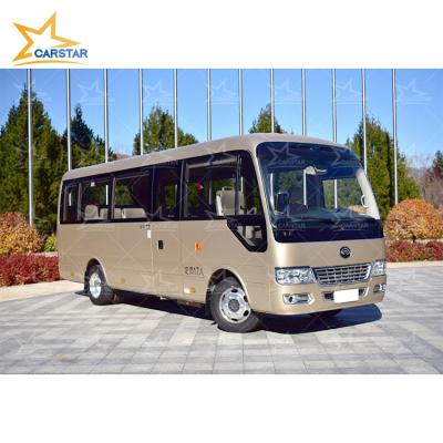 China Cheap Tourist Coach Bus Used Passenger Mini Buses 22 Seater in South Africa < 4L for sale